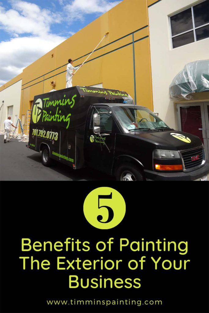 Graphic 5 Benefits of Painting the Exterior of your Business 