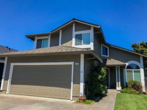 exterior residential painting project of Sonoma County home
