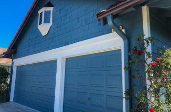 exterior residential painting project of Sonoma County home
