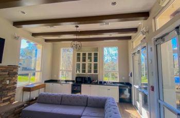 interior residential painting project of sonoma county home