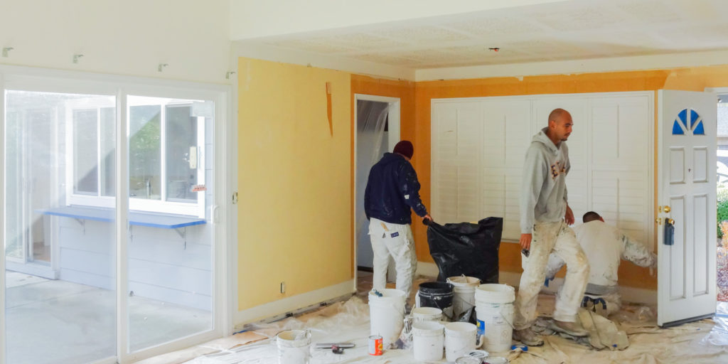 timmins professional painters painting interior of a santa rosa home